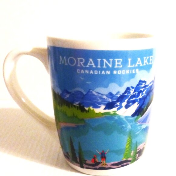 bsm 4x MORAINE LAKE Coffee MUGS Coffee Mug Banff Mountains Glacier Lake Louise - Picture 6 of 11